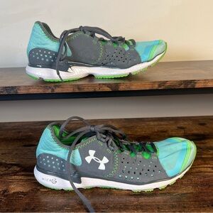 Under Armour Running Shoes Sneakers Micro G Mantis Turquoise Green women's‎ 9